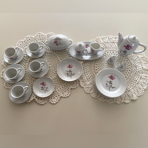 Grantcrest Toys Vintage 96s Grantcrest China Toy Tea Set Made In